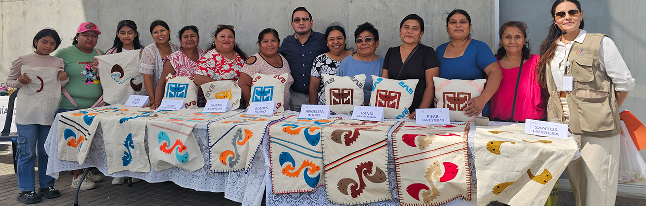 Fundación Wiese impulsa taller de bordado artesanal en Nazareno para el emprendimiento de mujeres
